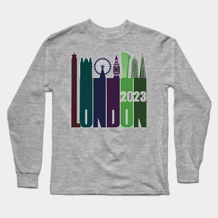 London Skyline 2023 Long Sleeve T-Shirt